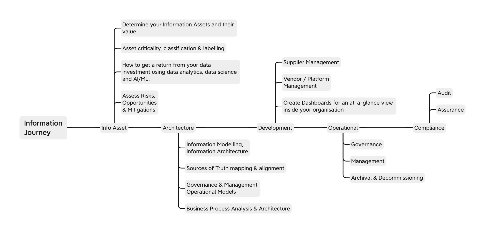 The Information Journey (high level)