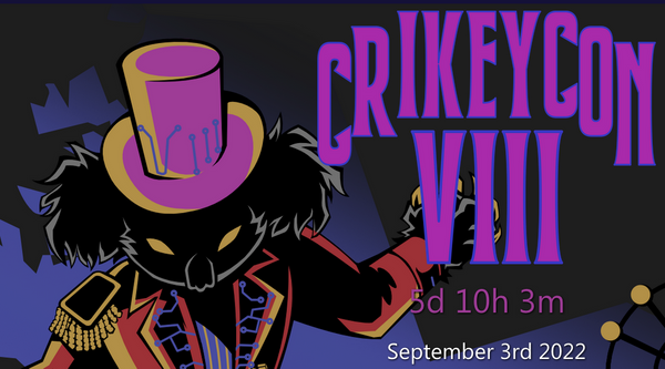 Crikeycon 8 banner for 03-sep-2022